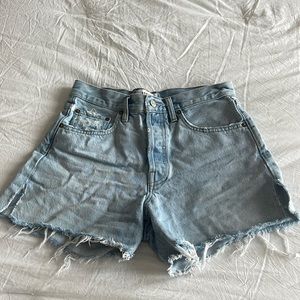 agolde jean shorts